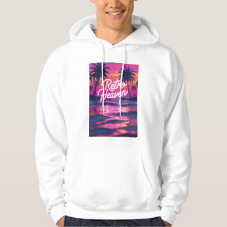 80er Neon-Paradies Hoodie