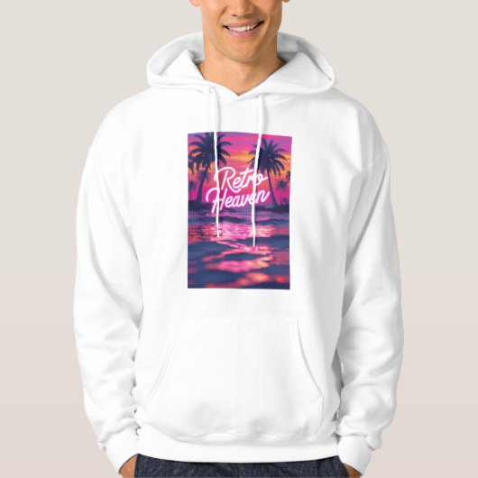 80er Neon-Paradies Hoodie (Vorderseite)