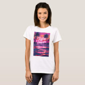 80er Neon-Paradies T-Shirt (Vorne ganz)