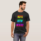 80er New Wave Musik T-Shirt (Vorne ganz)