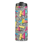 80er New Wave Retro Muster Thermal Tumbler Thermosbecher (Vorderseite)