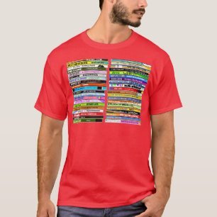 80er New Wave Single Retro CD Collection T-Shirt