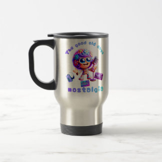 80er Nostalgie-Groove Reisebecher