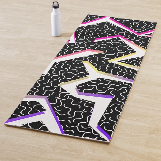 80er Nostalgie Yogamatte (Beispiel)