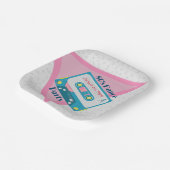 80er Paper Teller, 7" Square Paper Plate Pappteller (Gewinkelt)