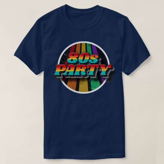 80er Party2 T-Shirt (Design vorne)