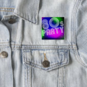 80er Party Button (Beispiel)