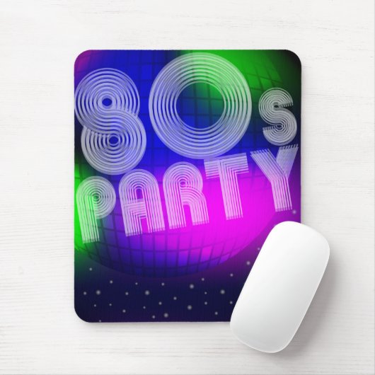 80er Party Mousepad (Mit Mouse)