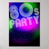 80er Party Poster (Vorne)