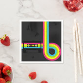 80er Party Serviette (Beispiel)