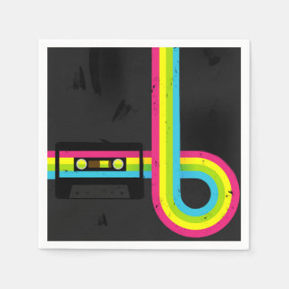 80er Party Serviette