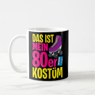 80er Party Thema Party Outfit Kostüm Vintag Retro Kaffeetasse