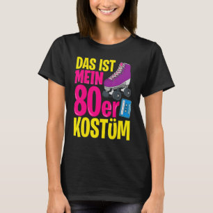 80er Party Thema Party Outfit Kostüm Vintag Retro T-Shirt