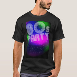 80er Party-Zeichen T-Shirt