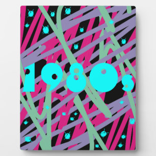 80er Plakatwand achtziger Mauer Vintage Splint-Kun Fotoplatte