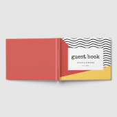 80er Pop art Memphis style wedding Gästebuch (Voll)