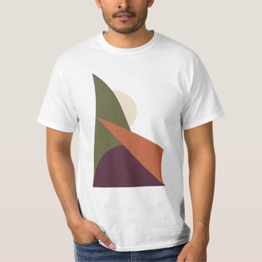 80er Pop-Art-Muster T-Shirt (Vorderseite)
