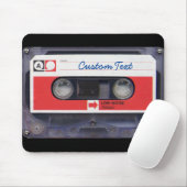 80er Pop-Kultur-personalisiertes Kassetten-Band Mousepad (Mit Mouse)