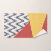 80er Pop Kunstmuster Badhandtuch Set (Handtuch)