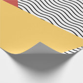 80er Pop Kunstmuster Geschenkpapier (Ecke)