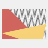 80er Pop Kunstmuster Geschenkpapier Set (Vorderseite 2)