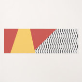 80er Pop Kunstmuster Yogamatte (Vorderseite (Horizontal))