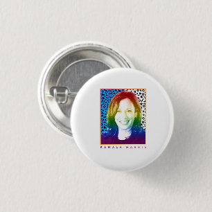 80er Poster - Kamala Harris Pride Button