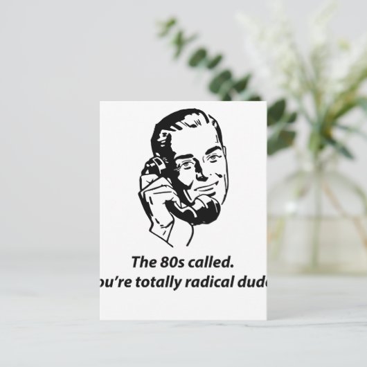 80er postkarte (Stehend Vorderseite)