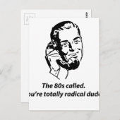 80er postkarte (Vorne/Hinten)