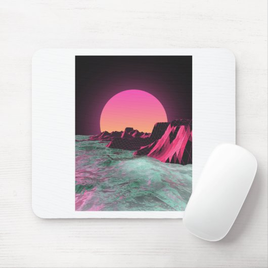 80er R I S E R Mousepad (Mit Mouse)