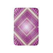 80er Retro: 3D Sci-Fi Hintergrund. Badematte (Vorderseite Vertikal)