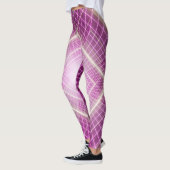 80er Retro: 3D Sci-Fi Hintergrund. Leggings (Links)