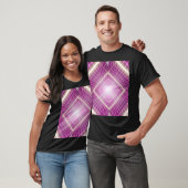 80er Retro: 3D Sci-Fi Hintergrund. T-Shirt (Unisex)