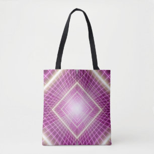 80er Retro: 3D Sci-Fi Hintergrund. Tasche