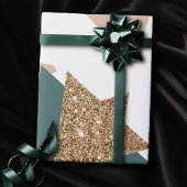 80er Retro Abstrakt | 70er Green und Gold Palette Geschenkpapier