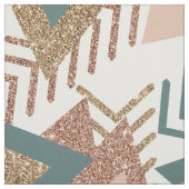 80er Retro Abstrakt | 70er Green und Gold Palette Stoff (Muster)