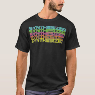 80er Retro Analog Synth Synthwave Modular Synthesi T-Shirt