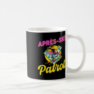 80er Retro Après-Ski Patrol Bekleidung 90er Skifah Kaffeetasse