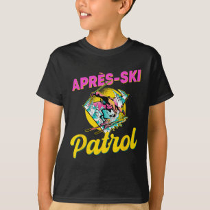 80er Retro Apres-ski Patrol Wear 90er Jahre Skifah T-Shirt