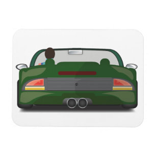 80er Retro Arcade Race Magnet