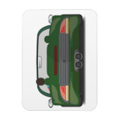 80er Retro Arcade Race Magnet (Vertikal)