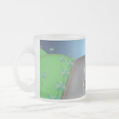 80er Retro Arcade Race Mattglastasse (Links)