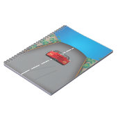 80er Retro Arcade Race Notizblock (Linke Seite)