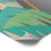 80er Retro Arcade Race Poster (Ecke)