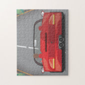 80er Retro Arcade Race Puzzle (Vertikal)