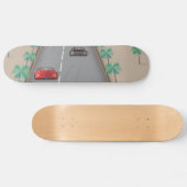80er Retro Arcade Race Skateboard (Horizontal)