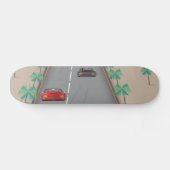 80er Retro Arcade Race Skateboard (Horizontal)