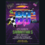 80er Retro Birthday Party Flyer<br><div class="desc">80er Retro Birthday Party Flyer - Mit dieser in einer Million Retro 80er Geburtstagseinladung können Sie in die völlig kolossalen 80er Jahre zurückreisen. Das Haar, die Mode und die Musik behielt dieses stilvolle Jahrzehnt in den Herzen und Köpfen der Jungen und Jungen im Herzen. Diese radikale Einladung zeigt helle Neonlichter...</div>