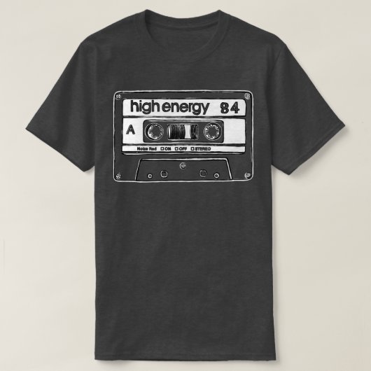80er Retro Birthday Tape 1984 T-Shirt (Design vorne)