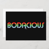 80er Retro Bodacious Einladung (Vorne/Hinten)